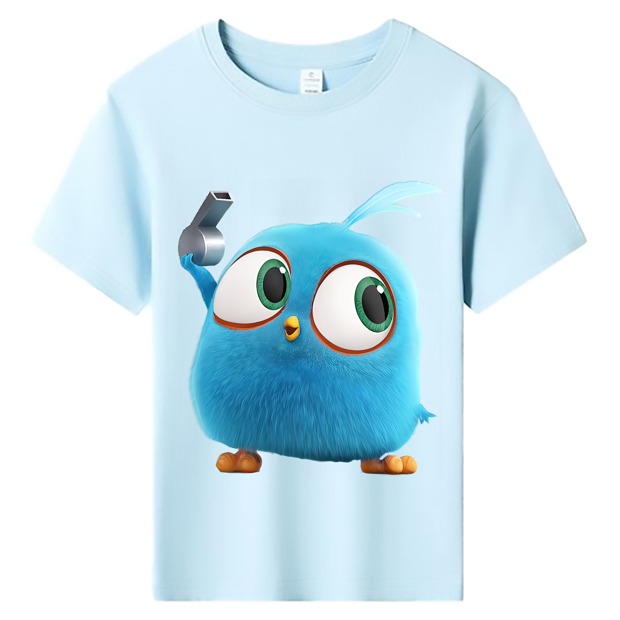 （画像用） Angry Birds アングリーバード 綿100％キッズTシャツ（フロントプリント）